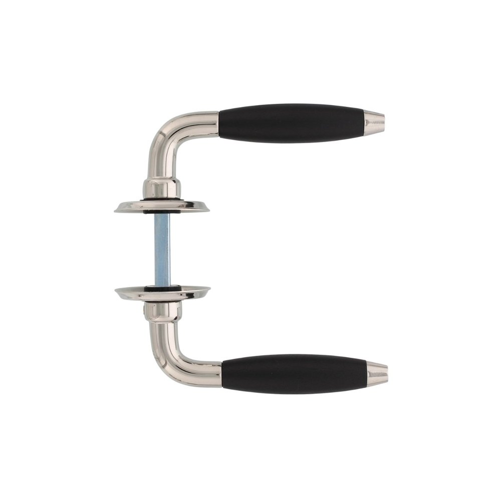 Intersteel Deurklink Antonnet met rozet schroefgat nikkel Intersteel Deurklink Antonnet met rozet schroefgat nikkel