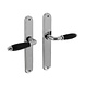 Intersteel Deurklink Courgette met ovaal schild blind chroom Intersteel Deurklink Courgette met ovaal schild blind chroom