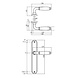 Intersteel Deurklink Courgette met ovaal schild blind chroom Intersteel Deurklink Courgette met ovaal schild blind chroom