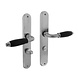 Intersteel Deurklink Courgette met ovaal schild WC63/8mm mat chroom Intersteel Deurklink Courgette met ovaal schild WC63/8mm mat chroom