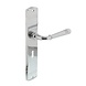 Intersteel Deurklink Emily op schild sleutelgat 56mm chroom Intersteel Deurklink Emily op schild sleutelgat 56mm chroom