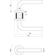 Intersteel Deurbeslag set loopslot wit + deurklink Recht RVS Intersteel Deurbeslag set loopslot wit + deurklink Recht RVS