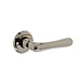 Intersteel Deurklink Trento met ronde rozet 50x5mm nikkel Intersteel Deurklink Trento met ronde rozet 50x5mm nikkel