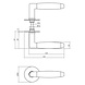 Intersteel Deurklink Combinatie met zelfklevend rozet geborsteld RVS Intersteel Deurklink Combinatie met zelfklevend rozet geborsteld RVS