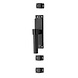Intersteel Kruk-espagnolet links L-recht met stangenset 2 X 1245mm zwart Intersteel Kruk-espagnolet links L-recht met stangenset 2 X 1245mm zwart