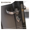 Intersteel WC slot rond geborsteld RVS - met vrij/bezet indicator - Intersteel Intersteel WC slot rond geborsteld RVS - met vrij/bezet indicator - Intersteel