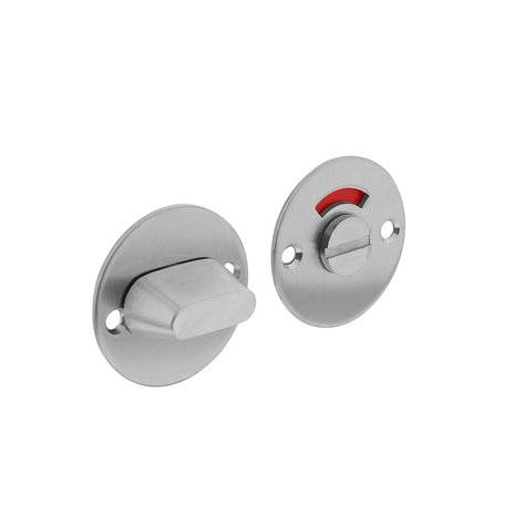 Intersteel WC slot rond 50mm geborsteld RVS - met vrij/bezet indicator - Intersteel Intersteel WC slot rond 50mm geborsteld RVS - met vrij/bezet indicator - Intersteel