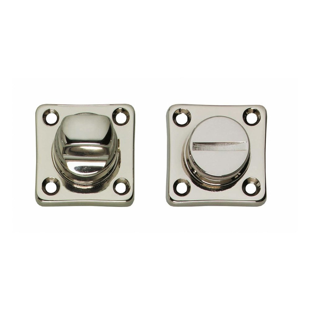Intersteel WC slot vierkant nikkel - met vrij/bezet indicator - Intersteel Intersteel WC slot vierkant nikkel - met vrij/bezet indicator - Intersteel
