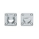 Intersteel WC slot vierkant chroom mat Intersteel WC slot vierkant chroom mat