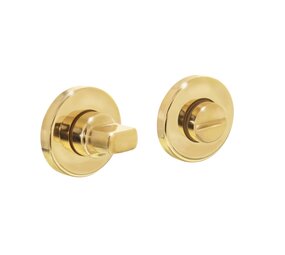 Intersteel WC slot rond messing ongelakt