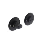 Intersteel WC slot rond schroefgaten mat zwart - met vrij/bezet indicator - Intersteel
