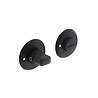 Intersteel WC slot rond schroefgaten mat zwart - met vrij/bezet indicator - Intersteel Intersteel WC slot rond schroefgaten mat zwart - met vrij/bezet indicator - Intersteel