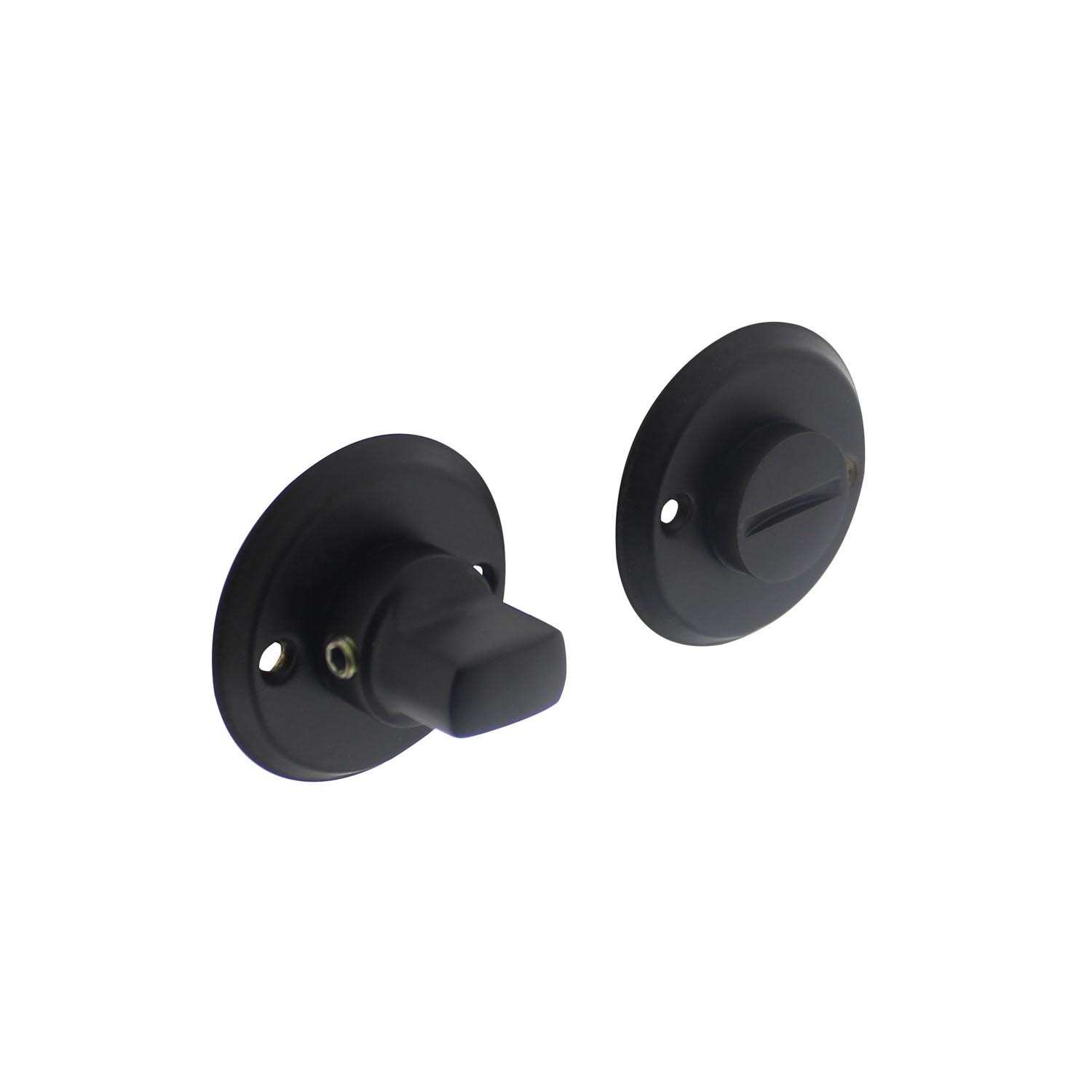 Intersteel WC slot rond schroefgaten mat zwart