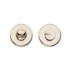 Intersteel WC slot rond verdekt nikkel - met vrij/bezet indicator - Intersteel