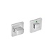 Intersteel WC slot vierkant geborsteld RVS Intersteel WC slot vierkant geborsteld RVS