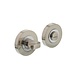 Intersteel WC slot rond chroom/nikkel mat Intersteel WC slot rond chroom/nikkel mat