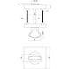 Intersteel WC slot vierkant chroom/nikkel mat Intersteel WC slot vierkant chroom/nikkel mat