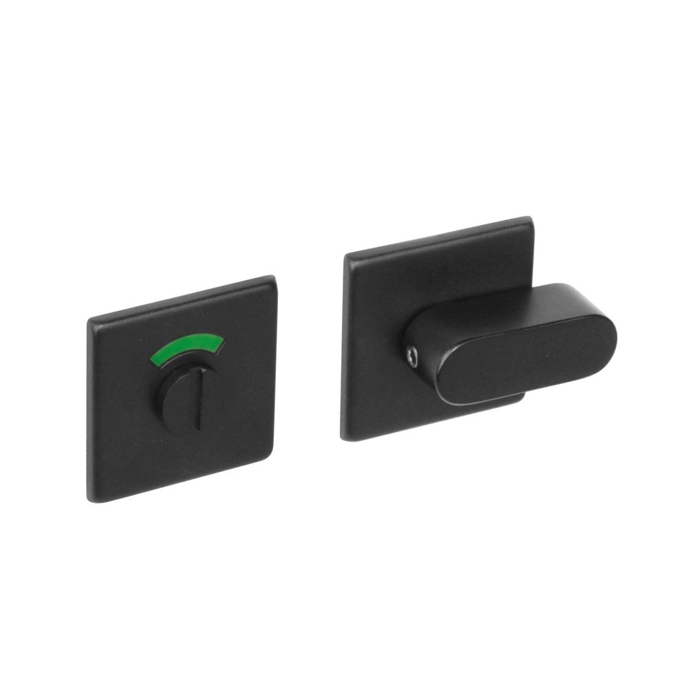 Intersteel WC slot vierkant geborsteld RVS mat zwart Intersteel WC slot vierkant geborsteld RVS mat zwart