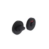 Intersteel WC slot rond RVS mat zwart - met vrij/bezet indicator - Intersteel Intersteel WC slot rond RVS mat zwart - met vrij/bezet indicator - Intersteel