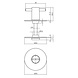 Intersteel WC slot 55x2mm zelfklevend geborsteld RVS Intersteel WC slot 55x2mm zelfklevend geborsteld RVS