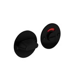 Intersteel WC slot 2mm dun schroefgaten zwart RVS Intersteel WC slot 2mm dun schroefgaten zwart RVS