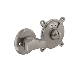Intersteel WC slot George vrij/bezet nikkel mat Intersteel WC slot George vrij/bezet nikkel mat
