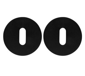 Mooi Deurbeslag Sleutelrozet modern rond zwart Mooi Deurbeslag Sleutelrozet modern rond zwart