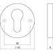 Intersteel Cilinderrozet rond verdekt chroom Intersteel Cilinderrozet rond verdekt chroom