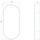 Intersteel Blindrozet ovaal verdekt geborsteld RVS 10 mm Intersteel Blindrozet ovaal verdekt geborsteld RVS 10 mm