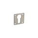 Intersteel Cilinderrozet vierkant 42x42x2mm geborsteld RVS Intersteel Cilinderrozet vierkant 42x42x2mm geborsteld RVS