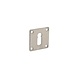 Intersteel Sleutelrozet vierkant 42x42x2mm geborsteld RVS Intersteel Sleutelrozet vierkant 42x42x2mm geborsteld RVS