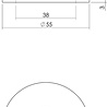 Intersteel Magneetrozet rond met sleutelgat geborsteld RVS Intersteel Magneetrozet rond met sleutelgat geborsteld RVS