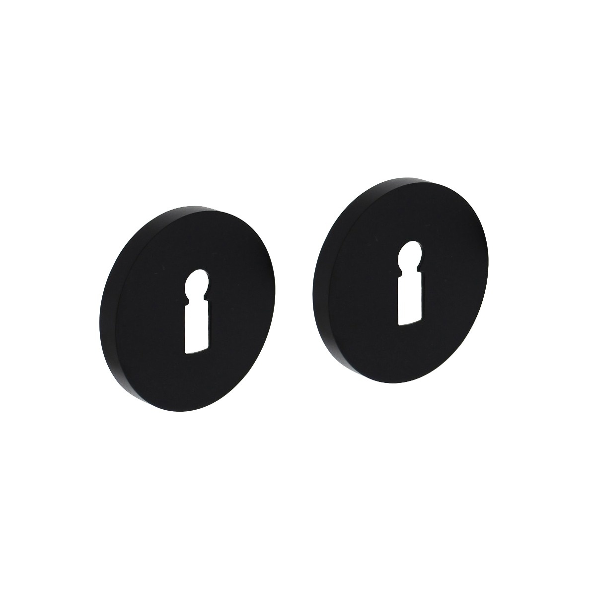 Intersteel Sleutelrozet 55x8mm aluminium zwart