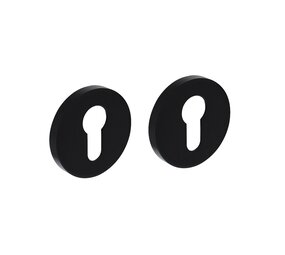 Intersteel Cilinderrozet 55x8mm aluminium zwart