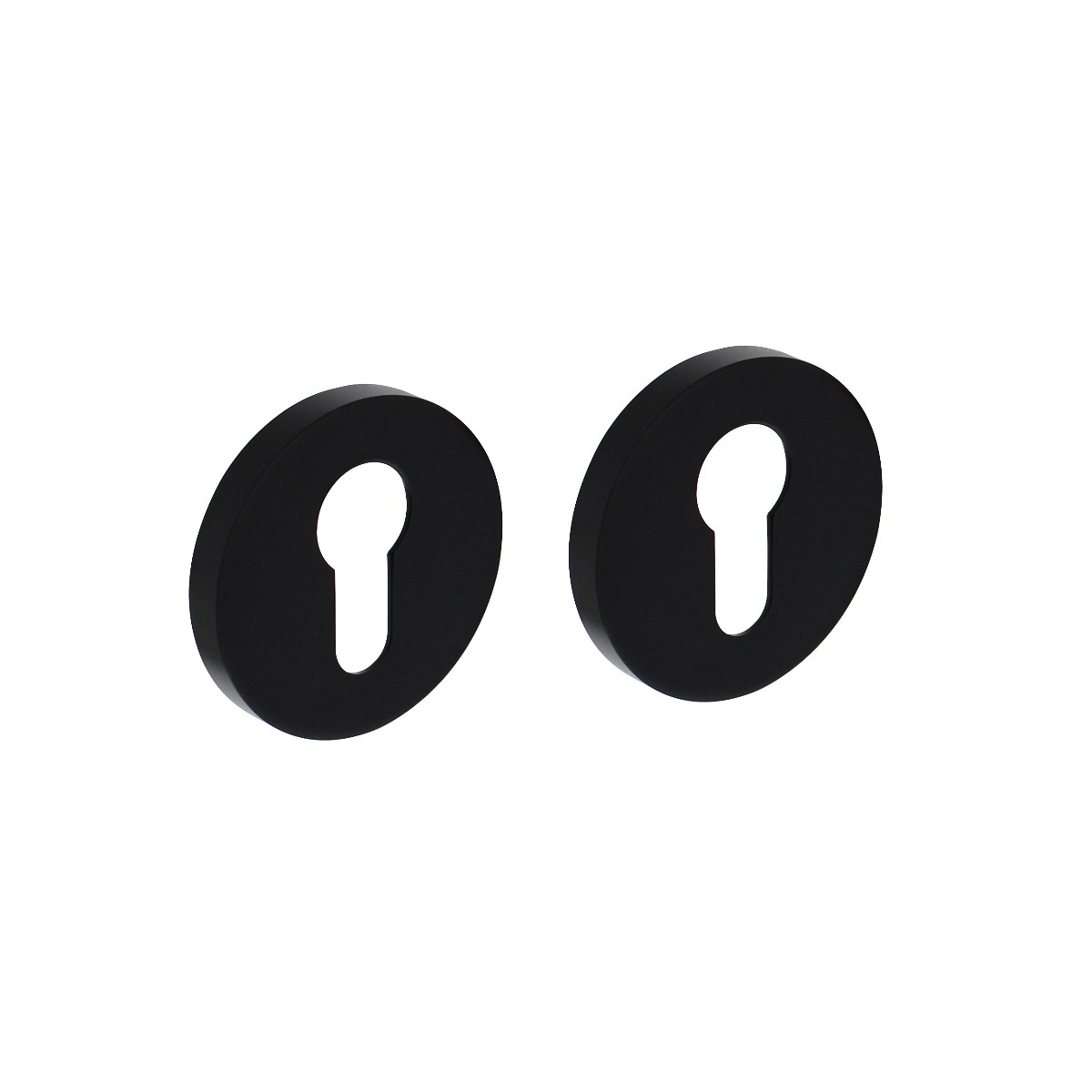 Intersteel Cilinderrozet 55x8mm aluminium zwart