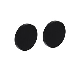 Intersteel Rozet blind 55x8mm aluminium zwart