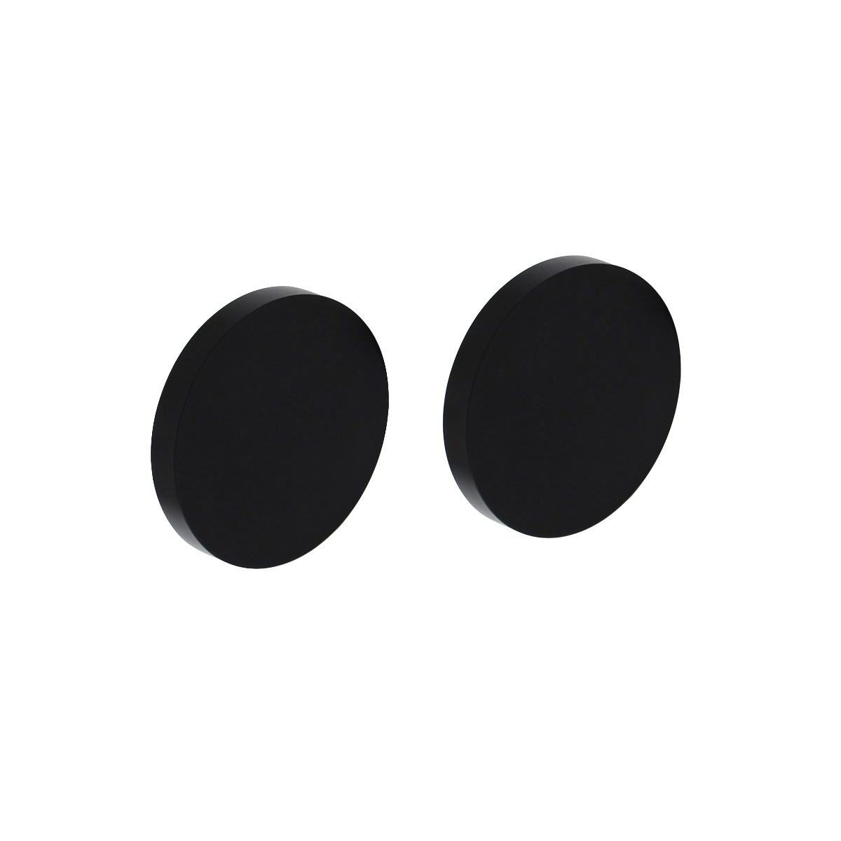 Intersteel Rozet blind 55x8mm aluminium zwart