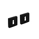 Intersteel Sleutelrozet 50x50x10mm aluminium zwart Intersteel Sleutelrozet 50x50x10mm aluminium zwart