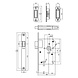 Intersteel Woningbouw magneet loopslot zwart Intersteel Woningbouw magneet loopslot zwart
