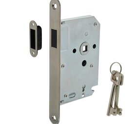 Intersteel Woningbouw magneet klavier dag- en nachtslot geborsteld RVS 55mm Intersteel Woningbouw magneet klavier dag- en nachtslot geborsteld RVS 55mm