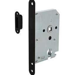 Intersteel Woningbouw magneet cilinder dag- en nachtslot zwart 55mm Intersteel Woningbouw magneet cilinder dag- en nachtslot zwart 55mm