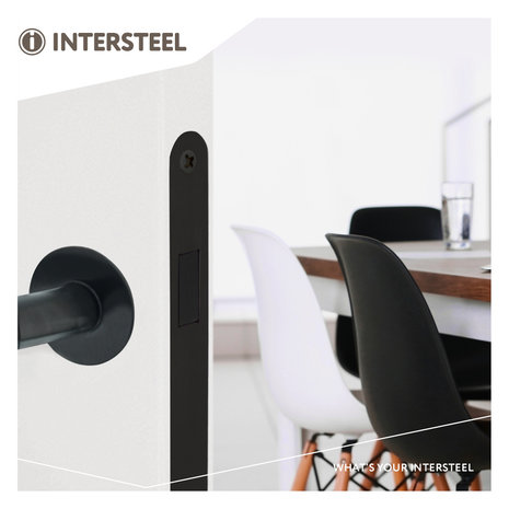 Intersteel Woningbouw magneet cilinder dag- en nachtslot zwart 55mm Intersteel Woningbouw magneet cilinder dag- en nachtslot zwart 55mm
