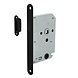 Intersteel Woningbouw magneet badkamer/toilet slot zwart 63/8mm Intersteel Woningbouw magneet badkamer/toilet slot zwart 63/8mm