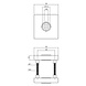 Intersteel Set achterdeurbeslag vierkant SKG3 zwart RVS Intersteel Set achterdeurbeslag vierkant SKG3 zwart RVS