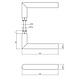 Intersteel Set achterdeurbeslag rond SKG3 geborsteld RVS Intersteel Set achterdeurbeslag rond SKG3 geborsteld RVS