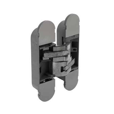 Intersteel Scharnier 130x30mm fiberglas onzichtbaar nikkel 3D verstelbaar Intersteel Scharnier 130x30mm fiberglas onzichtbaar nikkel 3D verstelbaar