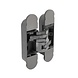 Intersteel Scharnier 130x30mm fiberglas onzichtbaar nikkel 3D verstelbaar Intersteel Scharnier 130x30mm fiberglas onzichtbaar nikkel 3D verstelbaar