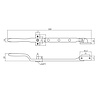 Intersteel Raamuitzetter zwart - voor binnendeur Intersteel Raamuitzetter zwart - voor binnendeur