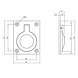 Intersteel Luikring rechthoekig 65 x 49mm mat zwart Intersteel Luikring rechthoekig 65 x 49mm mat zwart