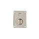 Intersteel Luikring rechthoekig 41 x 31mm nikkel Intersteel Luikring rechthoekig 41 x 31mm nikkel